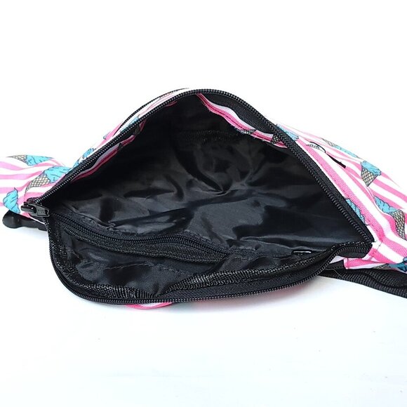 CUTE FANNY FACTORY Fanny Pack ICE CREAM PRINT Waist Bag BNWOT - Picture 2 of 6